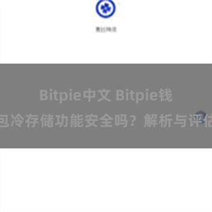 Bitpie中文 Bitpie钱包冷存储功能安全吗？解析与评估