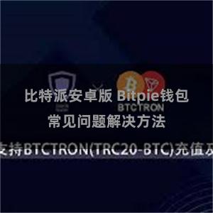 比特派安卓版 Bitpie钱包常见问题解决方法