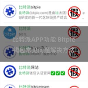 比特派APP功能 Bitpie钱包常见问题解决方法