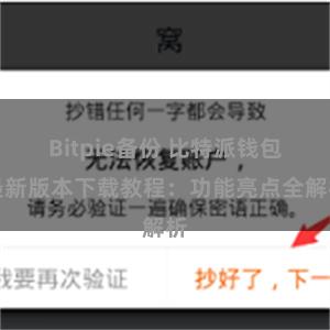 Bitpie备份 比特派钱包最新版本下载教程：功能亮点全解析