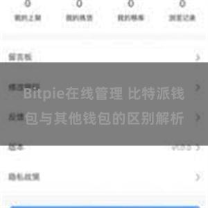 Bitpie在线管理 比特派钱包与其他钱包的区别解析