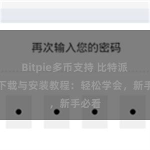 Bitpie多币支持 比特派钱包下载与安装教程：轻松学会，新手必看