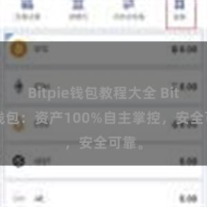 Bitpie钱包教程大全 Bitpie钱包：资产100%自主掌控，安全可靠。