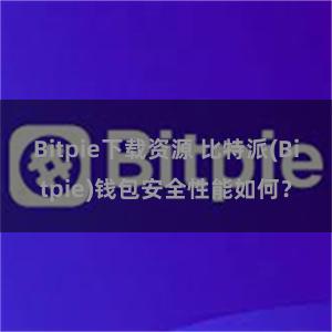 Bitpie下载资源 比特派(Bitpie)钱包安全性能如何？