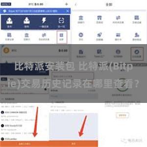 比特派安装包 比特派(Bitpie)交易历史记录在哪里查看？