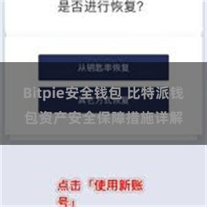 Bitpie安全钱包 比特派钱包资产安全保障措施详解