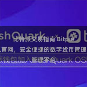比特派交易指南 Bitpie钱包官网，安全便捷的数字货币管理平台